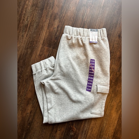 Express Ladies Heather Gray Casual/Lounge Set, XXL - Picture 6 of 8